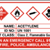 Acetylene Gas 8Cft Un1001
