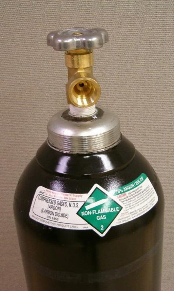 75% Argon 25% Co2 155Cft..Un1956..