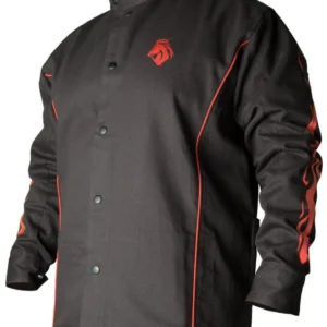 Bsx Fr Jacket Black 9Oz W/Flames