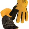 Bsx Mig Glv Black Pigskin W/Padded