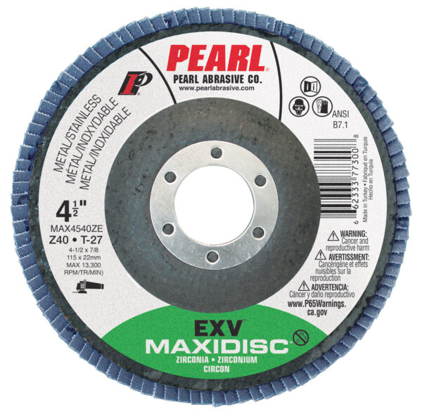 Zirc Exv Flap Disc 4.5X7/8 Grit 40..