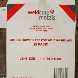 Outside Cvr Lens 4 11/16"X 5 5/8" 5/Pk