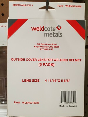 Outside Cvr Lens 4 11/16"X 5 5/8" 5/Pk